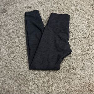 lululemon align 25" heathered grey herringbone black/white leggings size 4